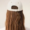 Beige and White Bicolor Cotton Ami Paris Cap
