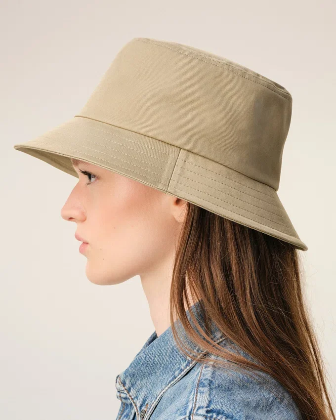 Beige Cotton Ami De Coeur Bucket Hat Beige Cotton Ami De Coeur Bucket Hat