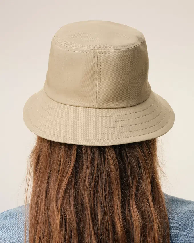 Beige Cotton Ami De Coeur Bucket Hat Beige Cotton Ami De Coeur Bucket Hat