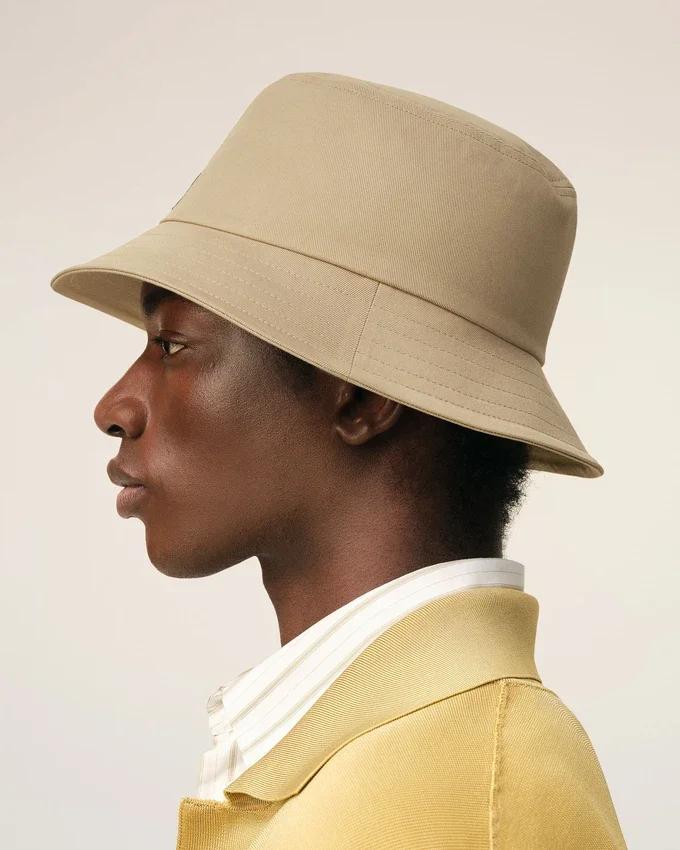 Beige Cotton Ami De Coeur Bucket Hat Beige Cotton Ami De Coeur Bucket Hat