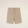 Beige Cotton Ami De Coeur Short