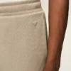 Beige Cotton Ami De Coeur Short