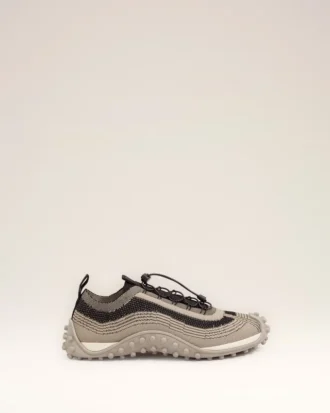 Beige Knit Mirage Sneakers