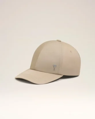 Beige Nylon Ami De Coeur Stud Cap