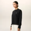 Black Cotton Ami De Coeur Cropped Sweatshirt Black Cotton Ami De Coeur Cropped Sweatshirt