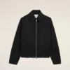 Black Cotton Ami De CœUr Zipped Jacket Black Cotton Ami De CœUr Zipped Jacket
