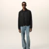 Black Cotton Ami De CœUr Zipped Jacket Black Cotton Ami De CœUr Zipped Jacket