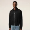 Black Cotton Ami De CœUr Zipped Jacket Black Cotton Ami De CœUr Zipped Jacket