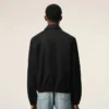 Black Cotton Ami De CœUr Zipped Jacket Black Cotton Ami De CœUr Zipped Jacket