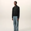 Black Cotton Ami De CœUr Zipped Jacket Black Cotton Ami De CœUr Zipped Jacket