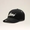 Black Cotton Ami Felt Patch Cap Black Cotton Ami Felt Patch Cap
