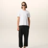Black Cotton Carrot Oversized Trousers Black Cotton Carrot Oversized Trousers