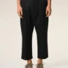 Black Cotton Carrot Oversized Trousers Black Cotton Carrot Oversized Trousers