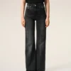 Black Cotton Flare Fit Jeans Black Cotton Flare Fit Jeans