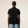 Black Cotton Red Ami De Coeur Polo Shirt Black Cotton Red Ami De Coeur Polo Shirt