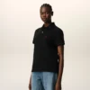 Black Cotton Red Ami De Coeur Polo Shirt Black Cotton Red Ami De Coeur Polo Shirt