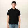 Black Cotton Red Ami De Coeur Polo Shirt Black Cotton Red Ami De Coeur Polo Shirt