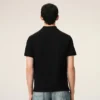 Black Cotton Red Ami De Coeur Polo Shirt Black Cotton Red Ami De Coeur Polo Shirt