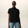 Black Cotton Red Ami De Coeur Polo Shirt Black Cotton Red Ami De Coeur Polo Shirt