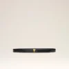 Black Cow Leather Ami De Coeur Buckle Belt Black Cow Leather Ami De Coeur Buckle Belt