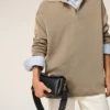 Black Cow Leather Carrousel Bag Black Cow Leather Carrousel Bag