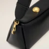 Black Cow Leather Carrousel Bag Black Cow Leather Carrousel Bag