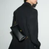 Black Cow Leather Carrousel Bag Black Cow Leather Carrousel Bag