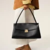 Black Cow Leather Mimi Bag Black Cow Leather Mimi Bag
