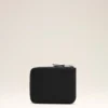Black Cowhide Leather Ami De Coeur Compact Wallet Black Cowhide Leather Ami De Coeur Compact Wallet