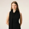 Black Jersey Maxi Lavalliere Dress Black Jersey Maxi Lavalliere Dress