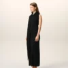 Black Jersey Maxi Lavalliere Dress Black Jersey Maxi Lavalliere Dress