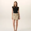 Black Jersey Sleeveless Fitted Top Black Jersey Sleeveless Fitted Top