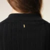 Black Knit Short Sleeves Polo Black Knit Short Sleeves Polo
