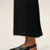 Black Lamb Leather Pointed Toe Slingbacks Black Lamb Leather Pointed Toe Slingbacks