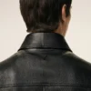 Black Lamb Leather Zipped Jacket Black Lamb Leather Zipped Jacket