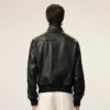Black Lamb Leather Zipped Jacket Black Lamb Leather Zipped Jacket