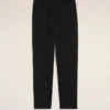Black New Wool Elasticated Waist Trousers Black New Wool Elasticated Waist Trousers