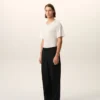 Black New Wool Elasticated Waist Trousers Black New Wool Elasticated Waist Trousers