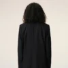 Black New Wool Single Breasted Boxy Jacket