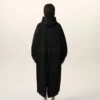 Black Nylon Long Parka Black Nylon Long Parka