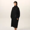 Black Nylon Long Parka Black Nylon Long Parka