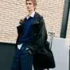 Black Nylon Long Parka Black Nylon Long Parka