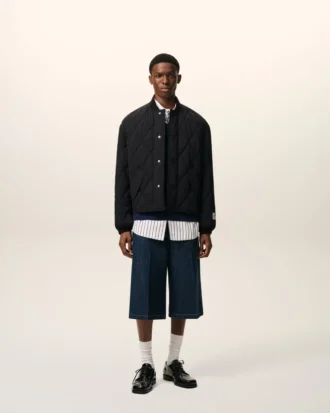 Black Nylon Padded Jacket