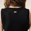 Black Satin Maxi Tank Dress