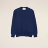 Bleu Thin Wool Crewneck Ami De Coeur Sweater