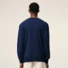 Bleu Thin Wool Crewneck Ami De Coeur Sweater