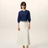 Bleu Thin Wool Crewneck Ami De Coeur Sweater