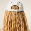Blue and White Bicolor Cotton Ami Paris Cap