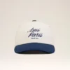 Blue and White Bicolor Cotton Ami Paris Cap