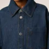 Blue Cotton Ami De Coeur Overshirt